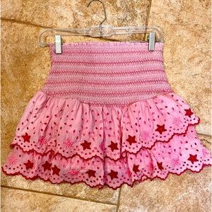 Love shack fancy skirt XS pink